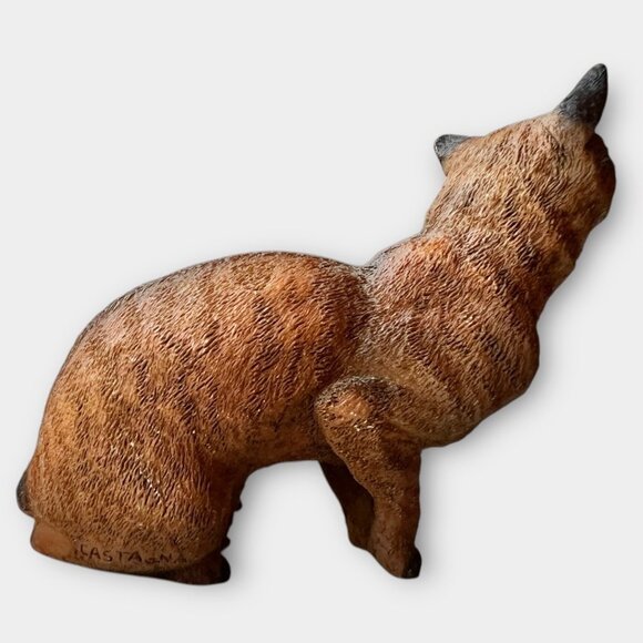 Castagna Hand-Painted Siamese Cat Figurine Resin Sculpture 1988 - Picture 4 of 10